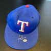 Juan Gonzalez Signed Game Used Texas Rangers Baseball Hat Cap With JSA COA