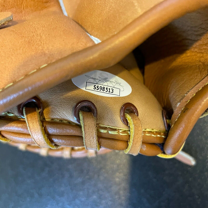 1950's Ernie Banks Signed Autographed Game Model Baseball Glove JSA COA