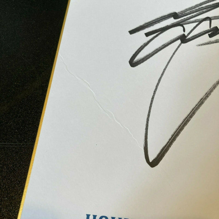 Shohei Ohtani Pre Rookie Signed Parchment Big Sig Nippon-Ham Fighters JSA COA