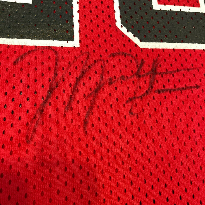 Michael Jordan Signed 1980's Sand Knit Chicago Bulls Game Model Jersey Beckett