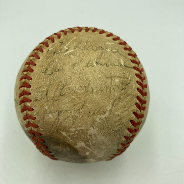 1973 Cincinnati Reds Team Signed Game Used National League Baseball JSA COA