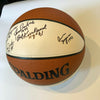 Hall Of Fame Induction Multi Signed Basketball Jim Boeheim JSA COA