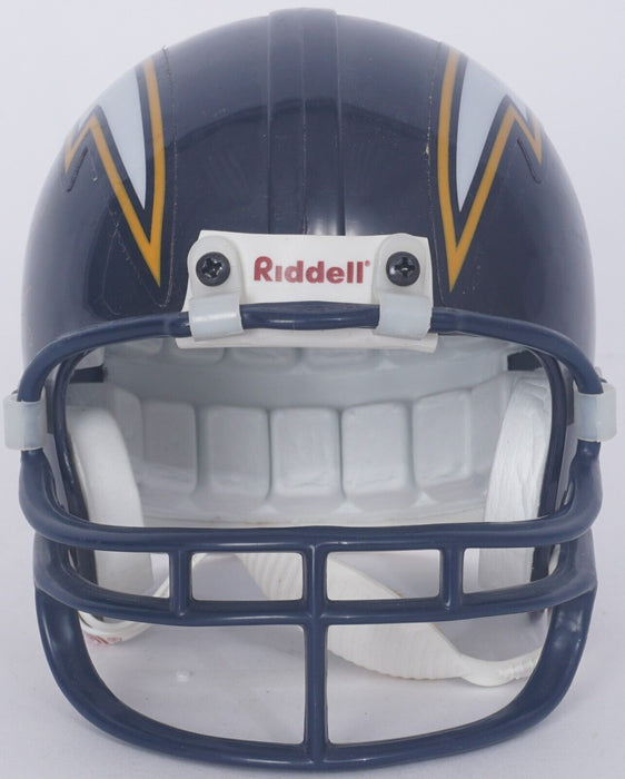 Junior Seau Signed San Diego Chargers Riddell Mini Helmet Beckett COA