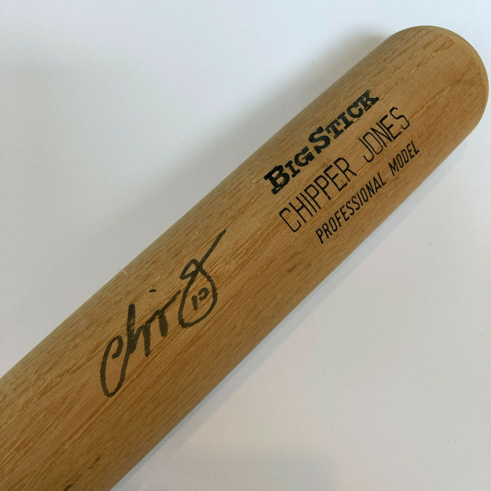 Chipper Jones Signed Rawlings Big Stick Game Model Baseball Bat JSA COA