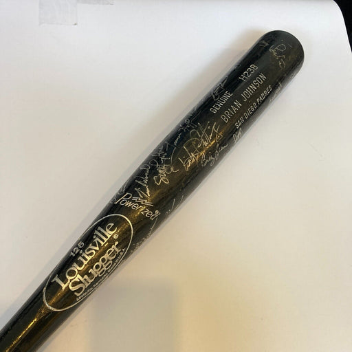1990's San Diego Padres Team Signed Game Used Baseball Bat With Tony Gwynn