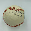 Dick Calmus 1967 Chicago Cubs Single Signed Baseball With JSA Sticker