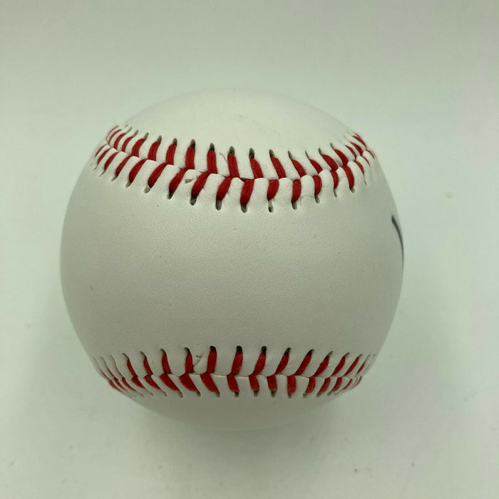 Shohei Ohtani Pre Rookie Japanese Signed Baseball Huge Sig With Beckett COA