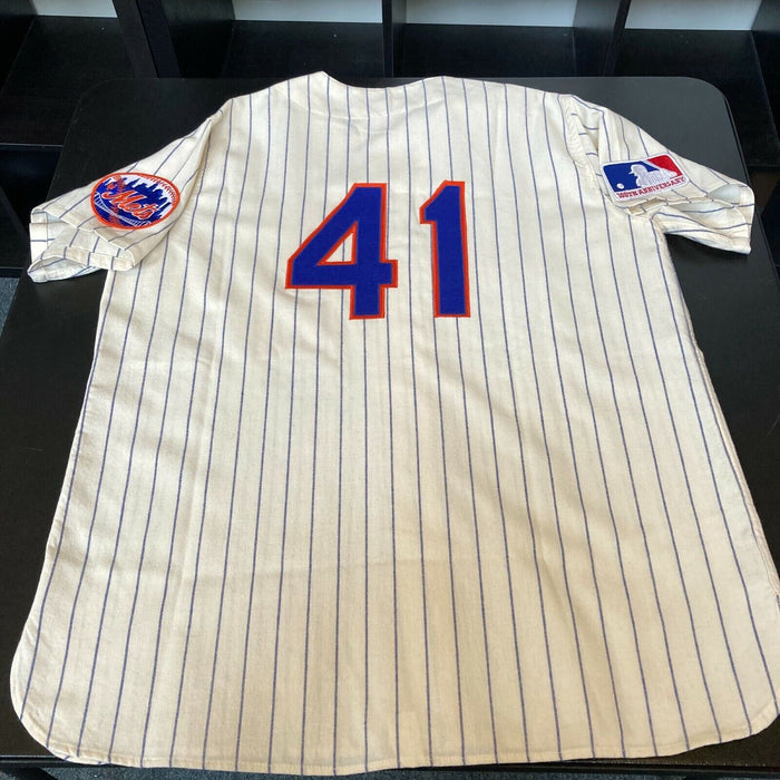 Beautiful Tom Seaver Hall Of Fame 1992 Signed New York Mets Jersey Auto JSA COA