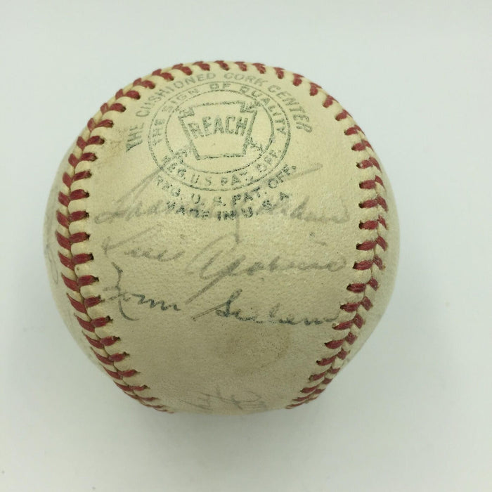 1963 All Star Game Team Signed Baseball Elston Howard Nellie Fox With JSA COA