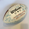 1984 San Francisco 49ers Super Bowl Champs Team Signed Football JSA COA