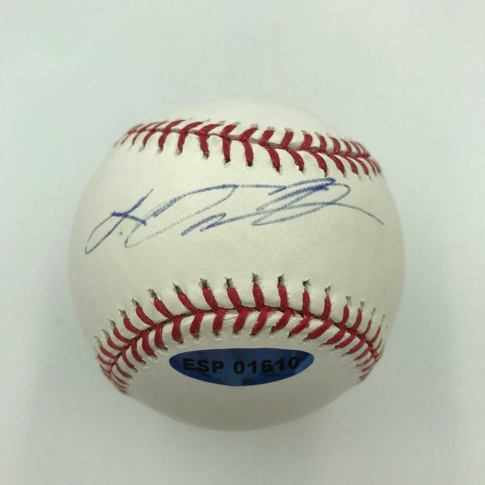 Lebron James Single Signed Autographed MLB Baseball Upper Deck UDA COA RARE