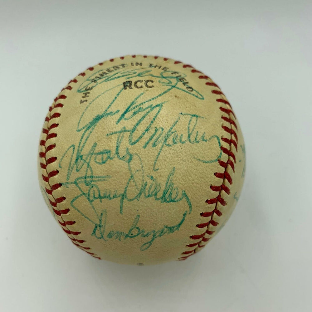 1969 Houston Astros Team Signed Autographed Baseball With Joe Morgan JSA COA