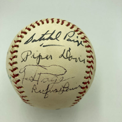 Satchel Paige Cool Papa Bell 1982 Negro League Reunion Signed Baseball JSA COA
