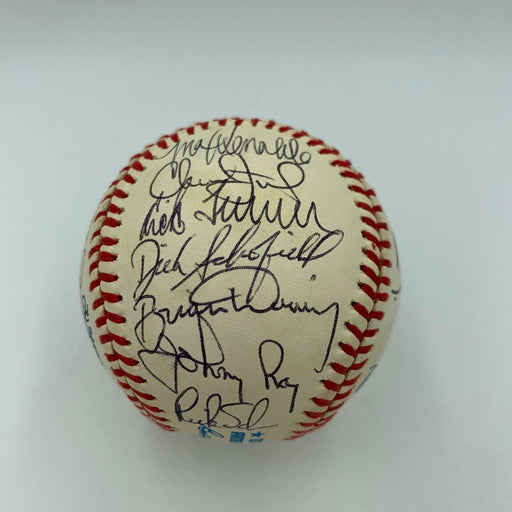 1990 California Angels Team Signed Autographed American League Baseball