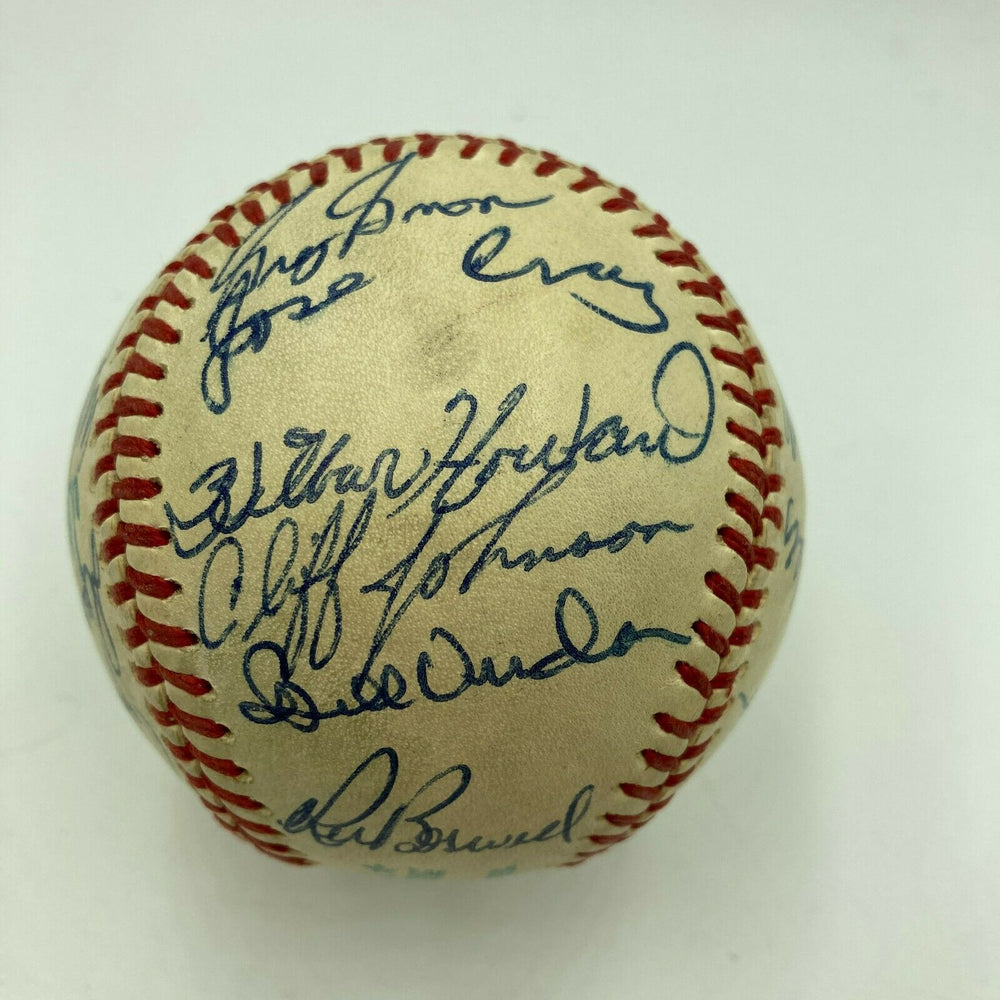 1975 Houston Astros Team Signed Official American League Baseball PSA —  Showpieces Sports