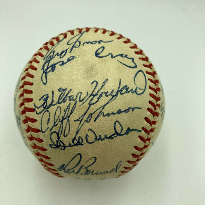 1975 Houston Astros Team Signed Official American League Baseball PSA DNA COA