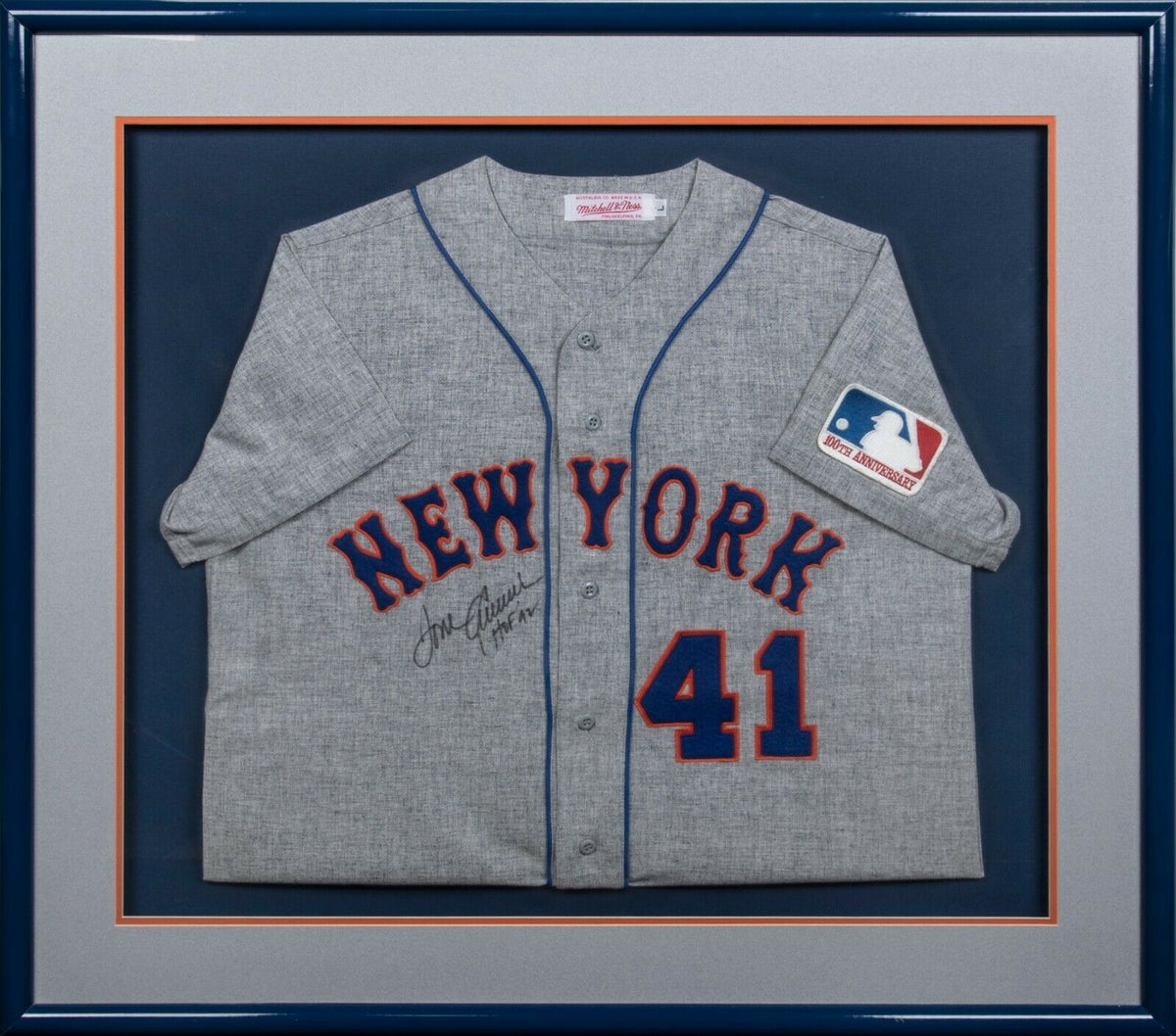 Tom Seaver Hall Of Fame 1992 Signed Nike New York Mets Jersey With Bec —  Showpieces Sports