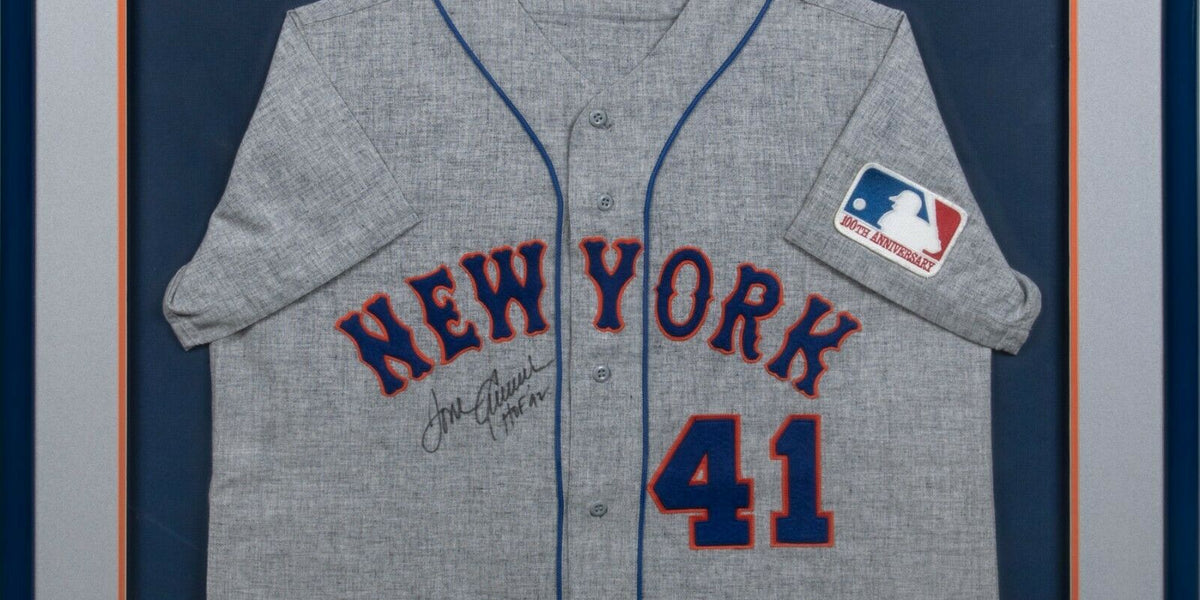 Tom Seaver New York Mets Autographed and Inscribed HOF 92 Cooperstown  Jersey