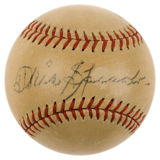 Tris Speaker Single Signed Autographed Baseball With PSA DNA COA