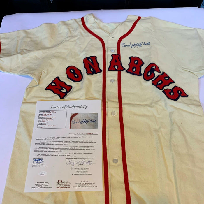 Cool Papa Bell Signed Kansas City Monarchs Negro League Jersey With JSA COA RARE