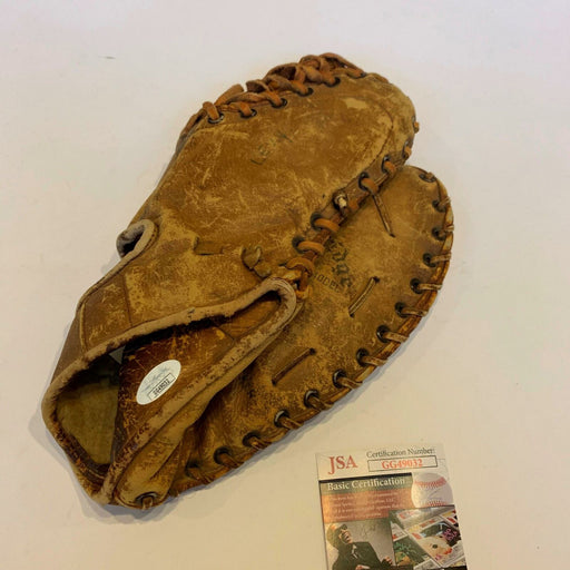 Bill Moose Skowron Signed Vintage 1950's Game Model Glove With JSA COA
