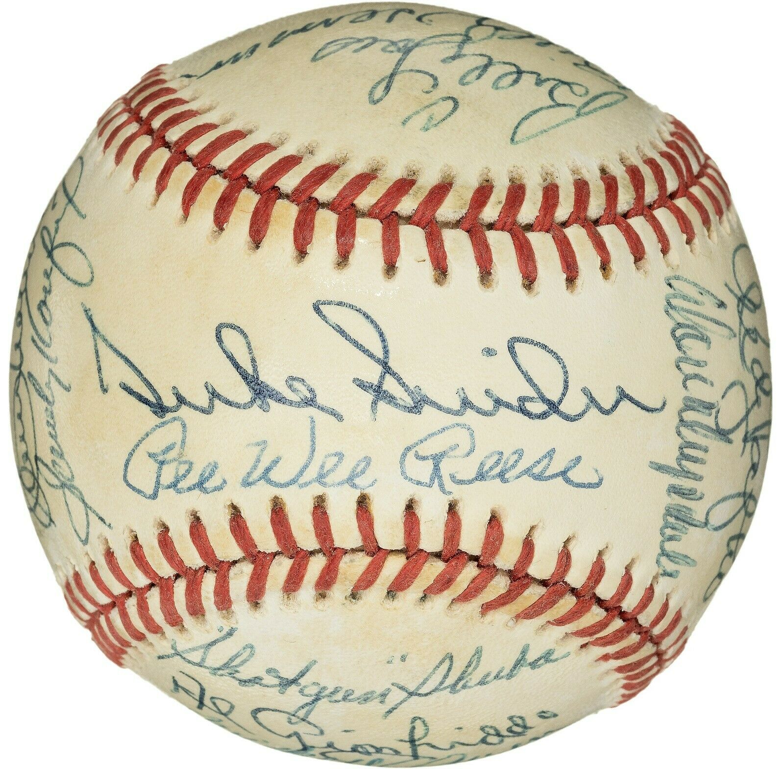 Sandy Koufax Don Drysdale Signed Jackie Robinson Brooklyn Dodgers