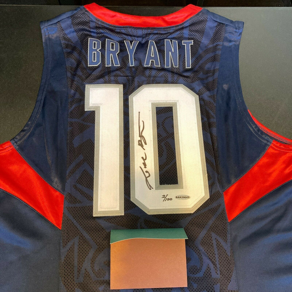 Kobe Bryant Signed 2008 Pro Cut Team USA Olympics Jersey With UDA Upper Deck COA