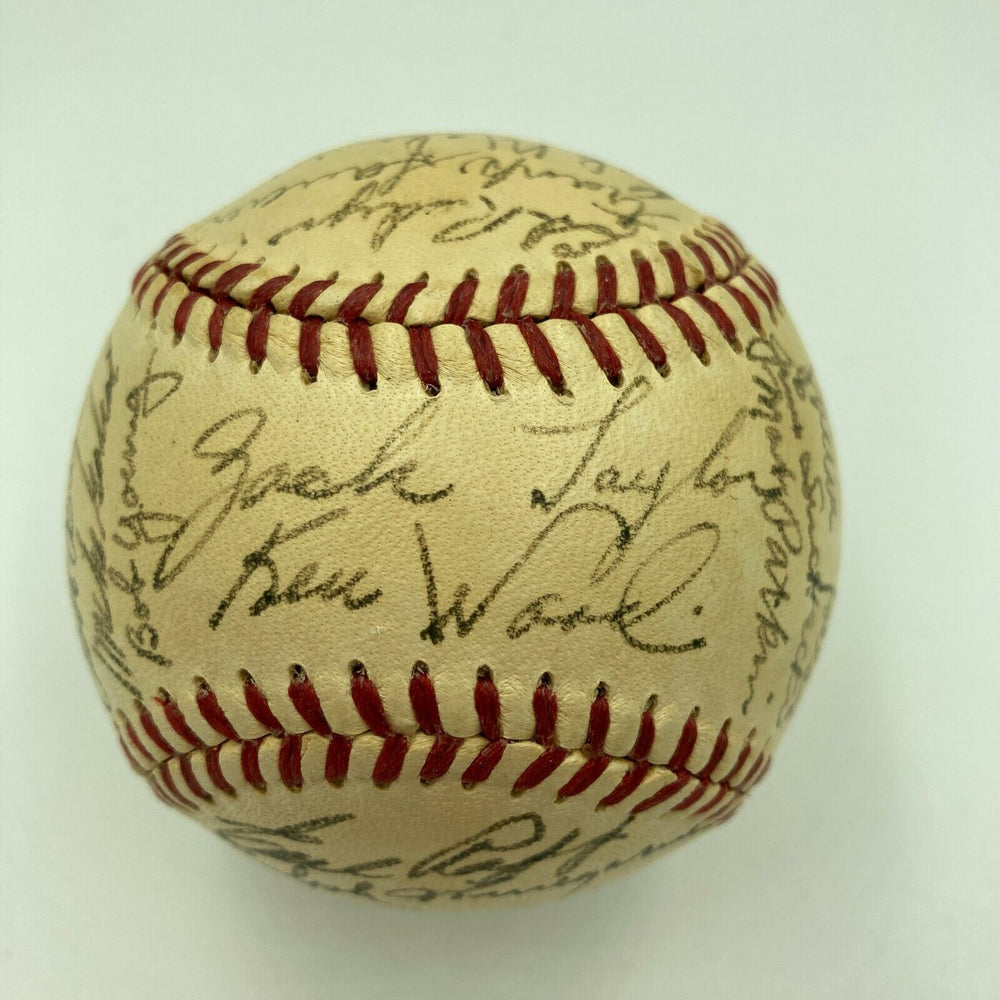 Satchel Paige 1951 St. Louis Browns Team Signed American League