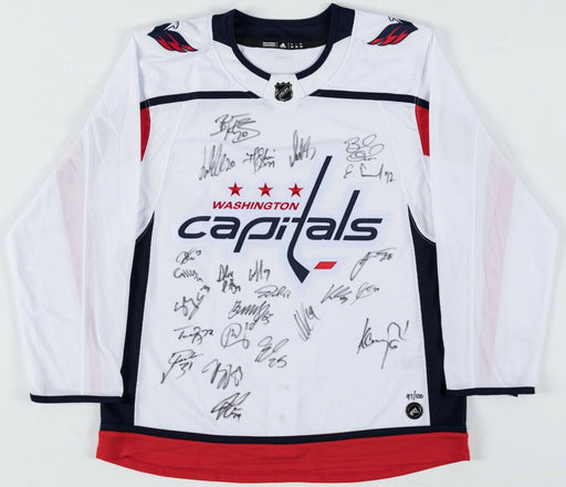 2017-18 Washington Capitals Stanley Cups Champs Team Signed Jersey Fanatics COA