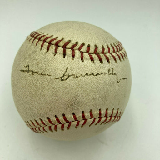 Extraordinary Tom Connolly Single Signed Baseball (HOF Dec. 1961) JSA COA