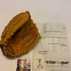 Stan Musial Signed Autographed Vintage Baseball Glove With JSA COA