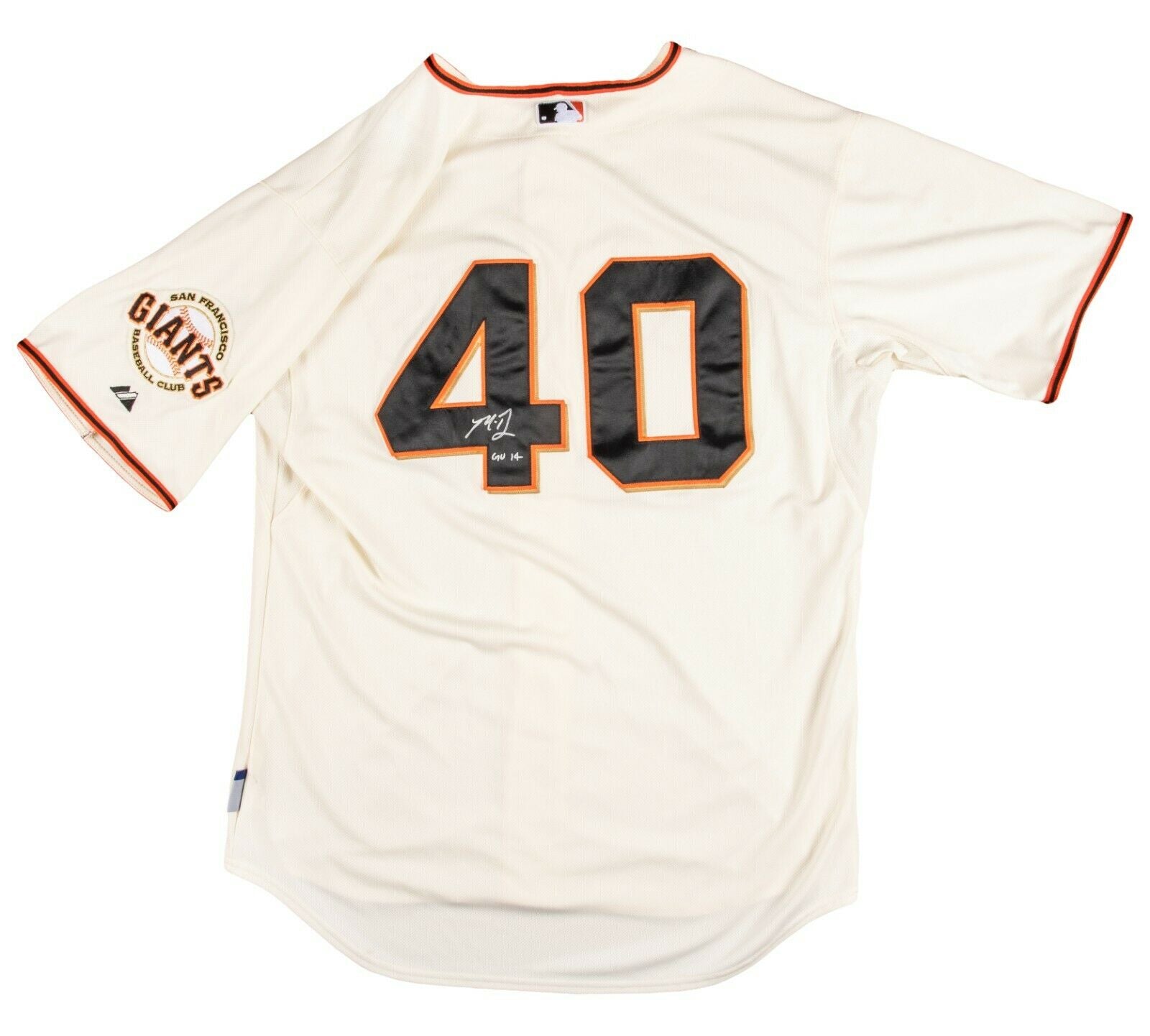 2014 Madison Bumgarner Game Used Signed San Francisco Giants Jersey JSA COA