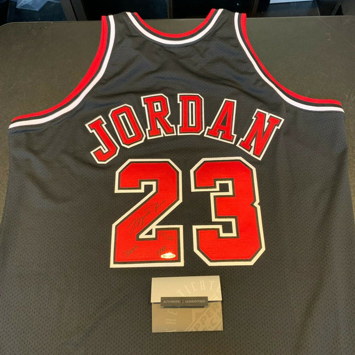 Michael Jordan "Hall Of Fame 2009" Signed Chicago Bulls Jersey UDA Upper Deck