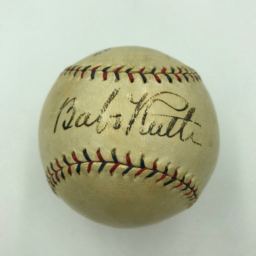 Babe Ruth & Lou Gehrig 1923 Rookie Signed American League Baseball With JSA COA