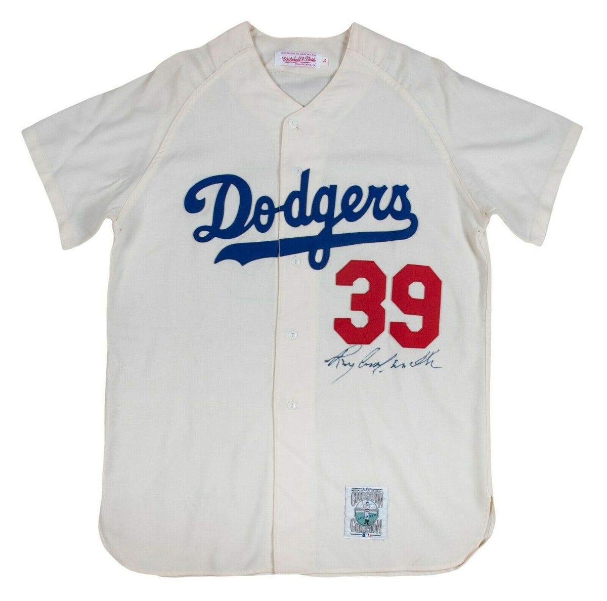 Roy Campanella Signed Dodgers Jersey (Beckett LOA)