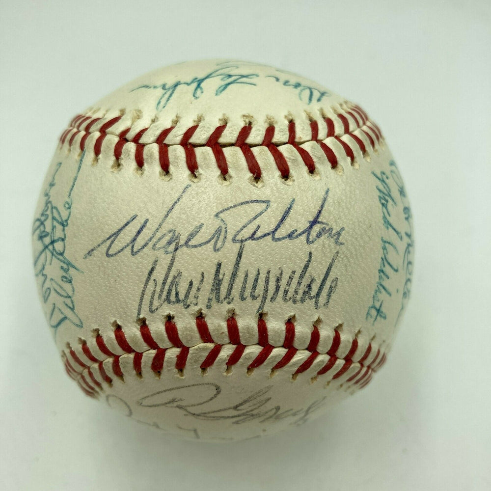 1965 Los Angeles Dodgers World Series Champs Team Signed Baseball Koufax JSA COA