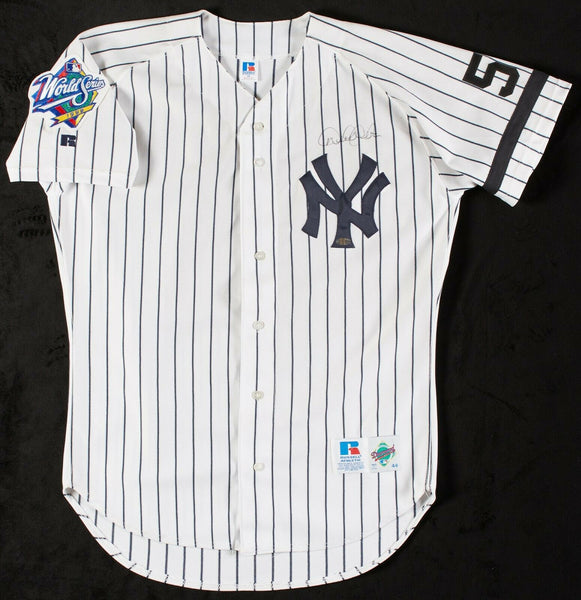 Derek Jeter Signed New York Yankees Game Model 1999 World Series Jerse —  Showpieces Sports