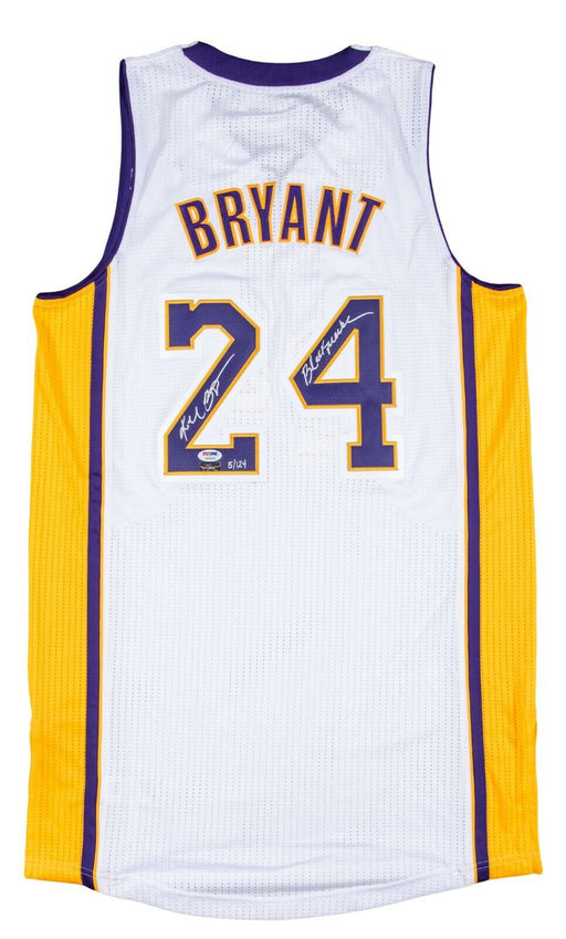 Kobe Bryant "Black Mamba" Signed #24 Authentic Los Angeles Lakers Jersey Panini