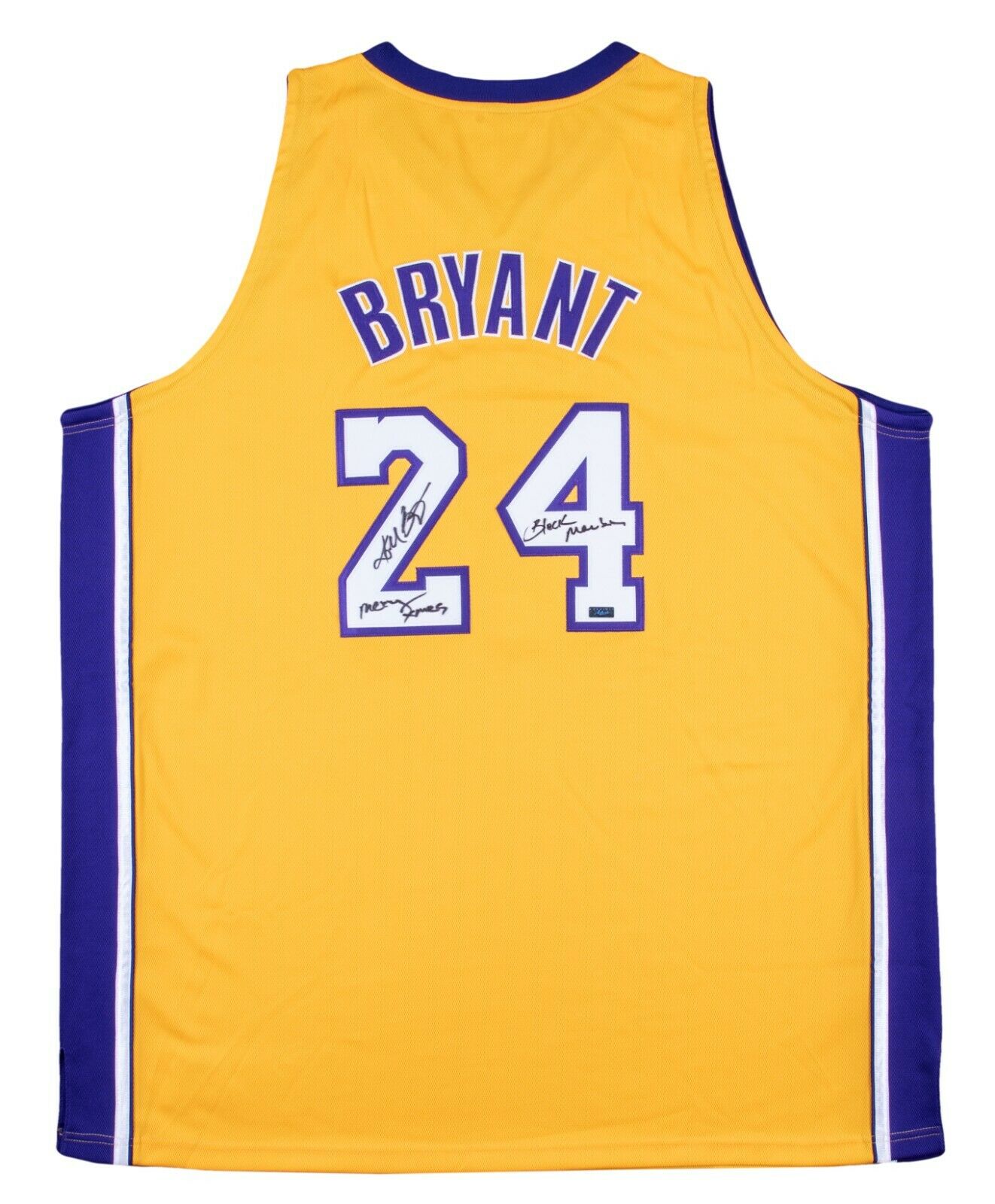 Kobe Bryant Black Mamba Signed #24 Authentic Los Angeles Lakers Jersey  Panini