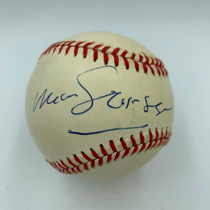 Martin Scorsese Single Signed National League Baseball With JSA COA RARE