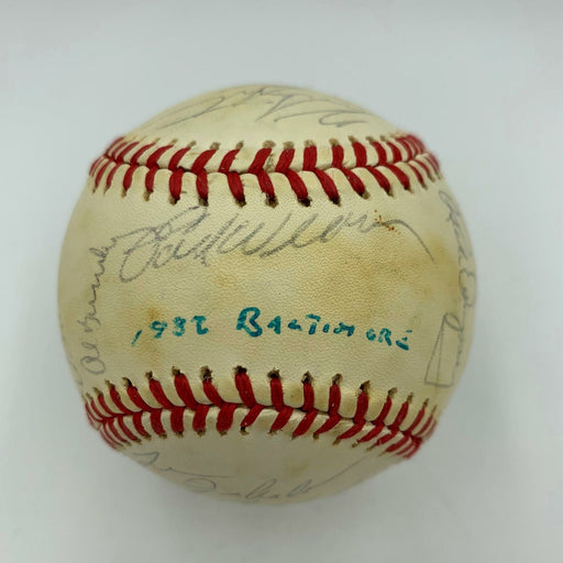 1982 Baltimore Orioles Team Signed AL Baseball Cal Ripken Earl Weaver