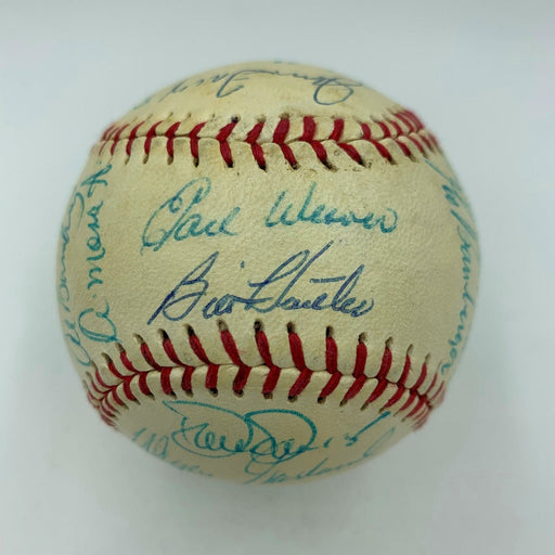1976 Baltimore Orioles Team Signed Baseball Brooks Robinson Earl Weaver