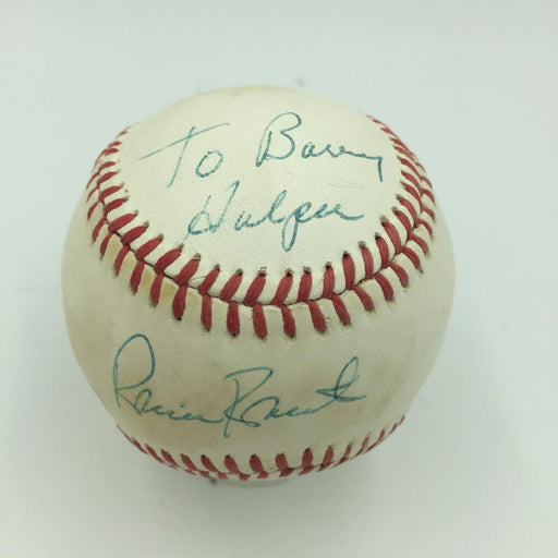 Vintage 1970's Robin Roberts Signed National League Baseball To Barry Halper