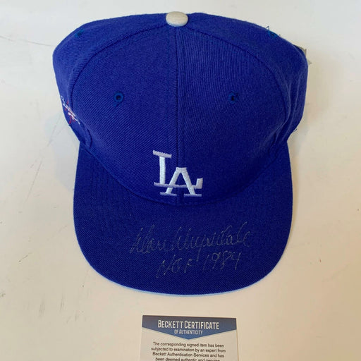 Rare Don Drysdale Hall Of Fame 1984 Signed Los Angeles Dodgers Hat Beckett COA