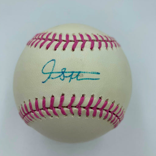 Giancarlo Stanton Signed Official Major League Mothers Day Baseball JSA COA