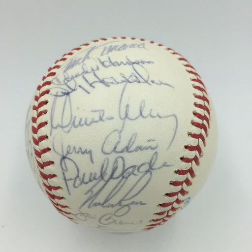 1975 California Angels Team Signed AL Baseball Nolan Ryan JSA COA