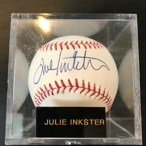 Julie Inkster Signed Autographed Official Major League Baseball PGA Golf