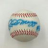 Joe Dimaggio 4/25/1985 Signed Inscribed Baseball PSA DNA COA Yankees HOF Auto