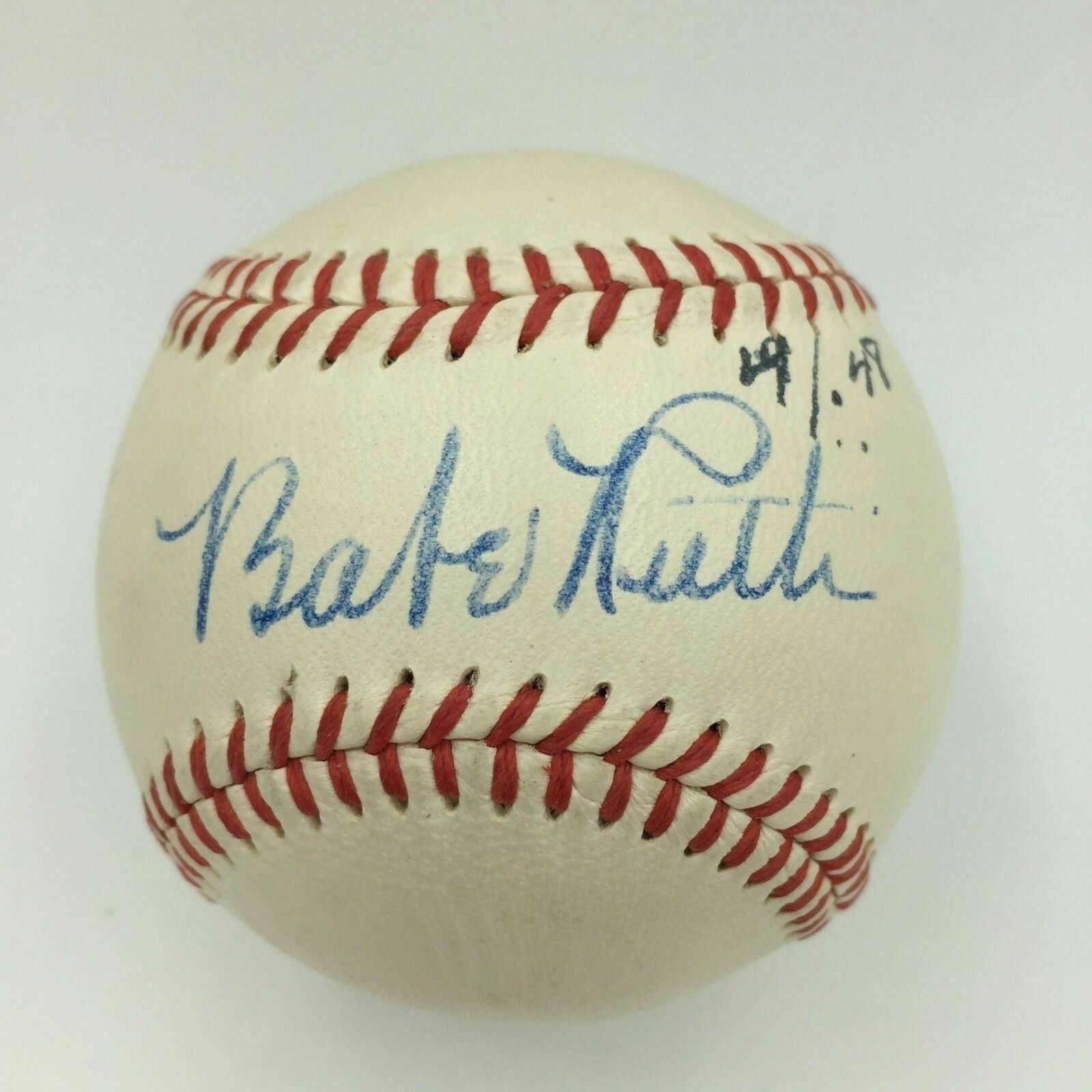 Babe Ruth Single Signed Baseball One Of The Finest In The World