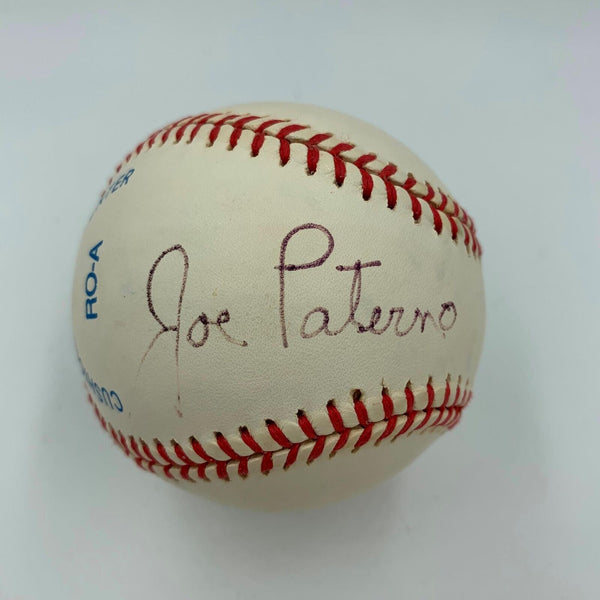 Rare Joe Paterno Single Signed American League Baseball Penn State With SGC COA